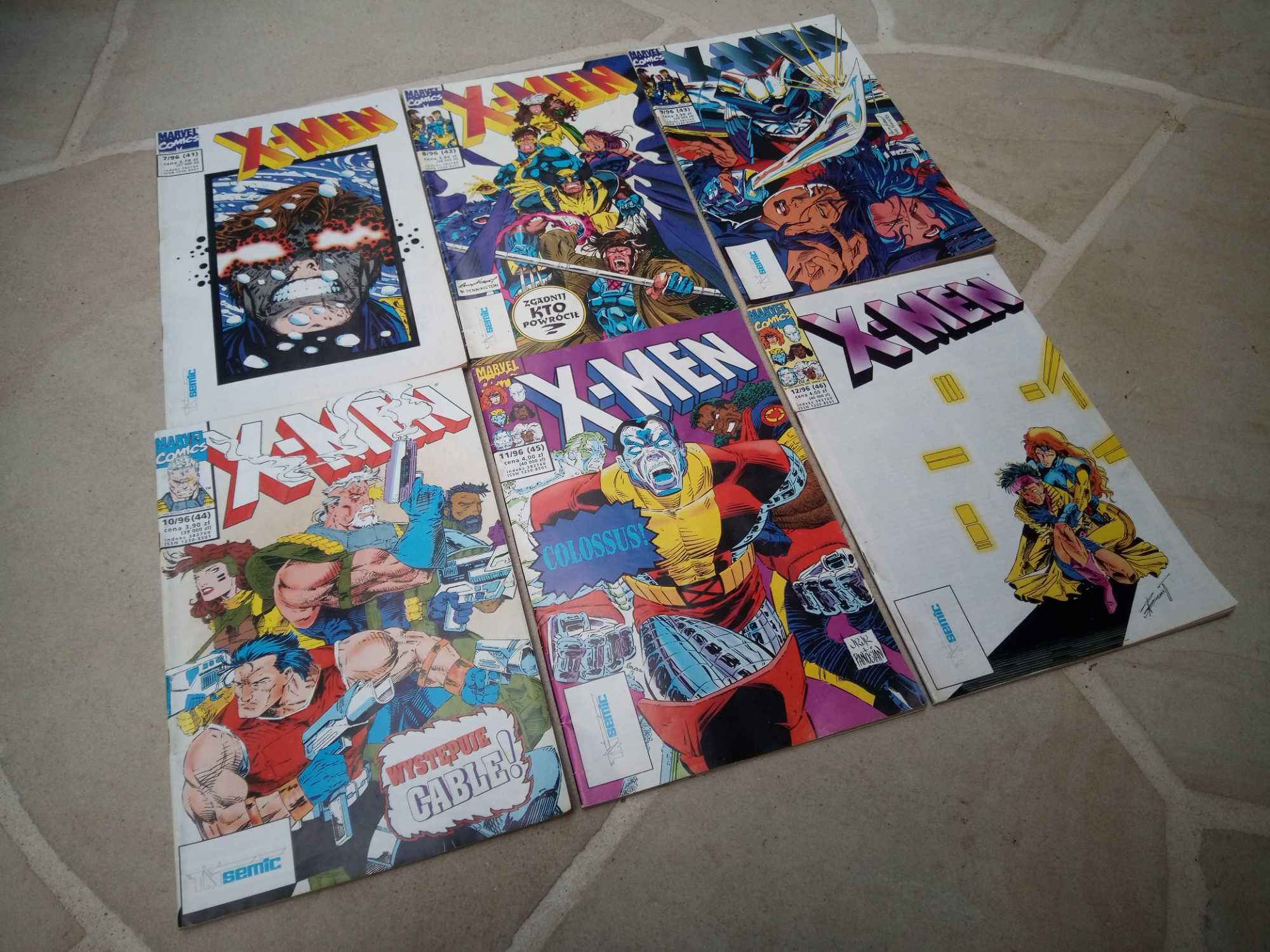 Komiksy X-Men, TM-Semic, '92-97, kompletna seria!
