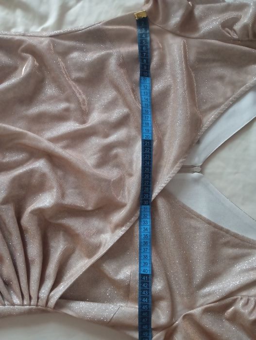 Złota sukienka  rozmiar 46