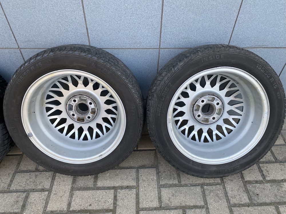 Koła Felgi VW BBS OE 4x100 ET35 195/50/15 6Jx15 GTI Golf Passat Jetta