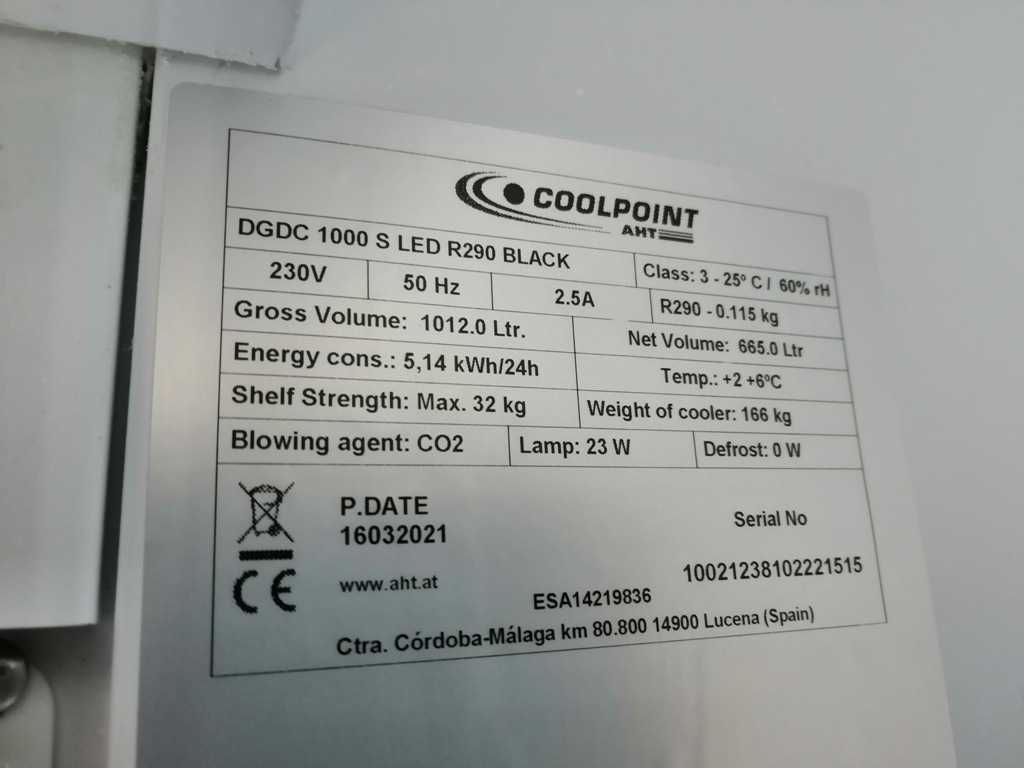 NOWA witryna szafa chłodnicza AHT Coolpoint DGDC 1000 S