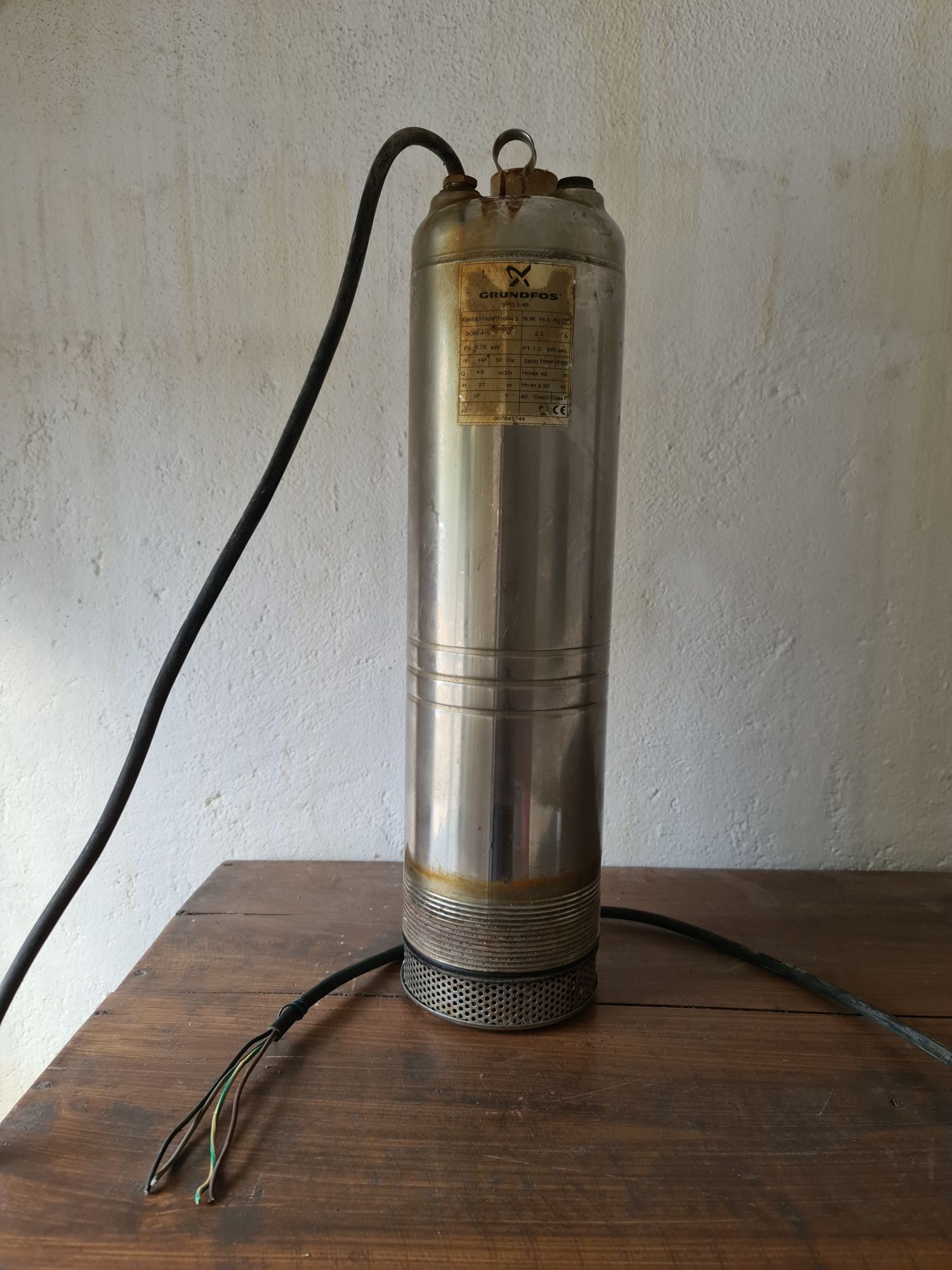 Bomba de água Grundfos SPO 5-45