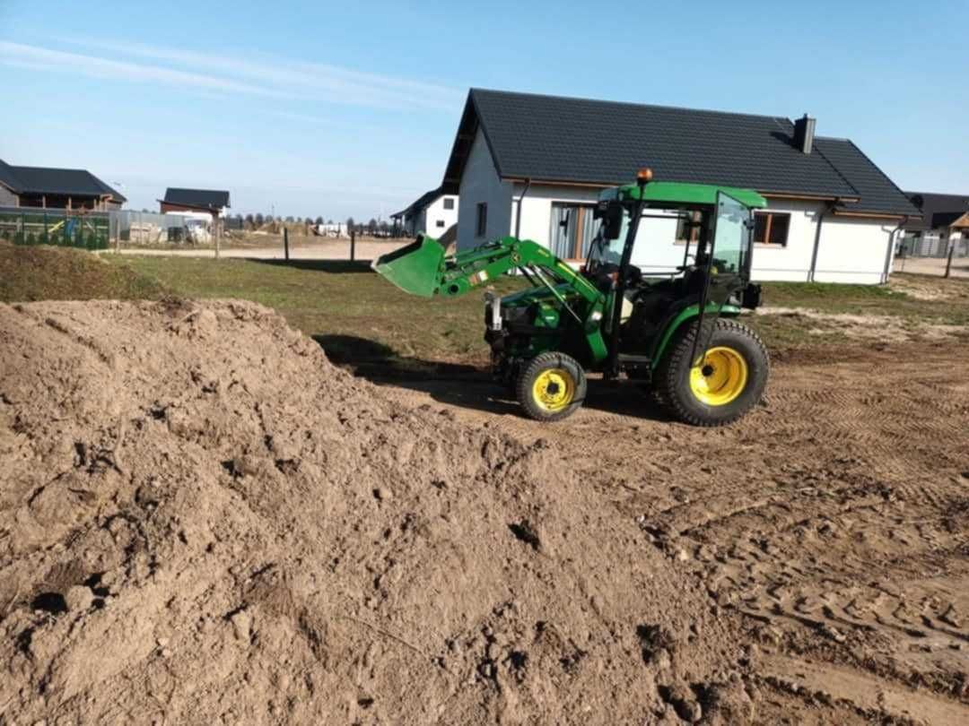 Usługa glebogryzarką separacyjną, równanie terenu, zakładanie trawnika