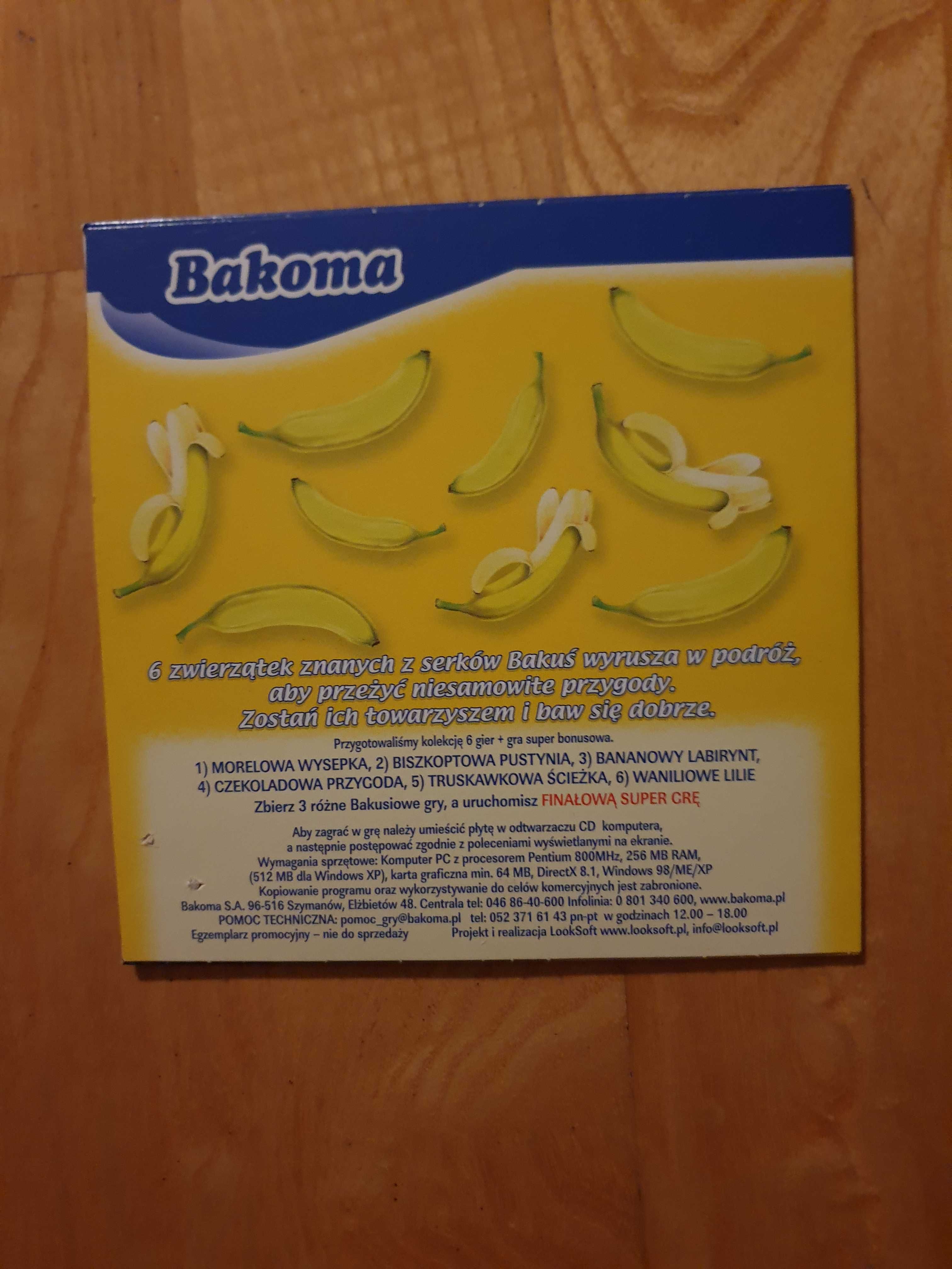 Gra PC Bakoma Bakuś Bananowy Labirynt CD 3