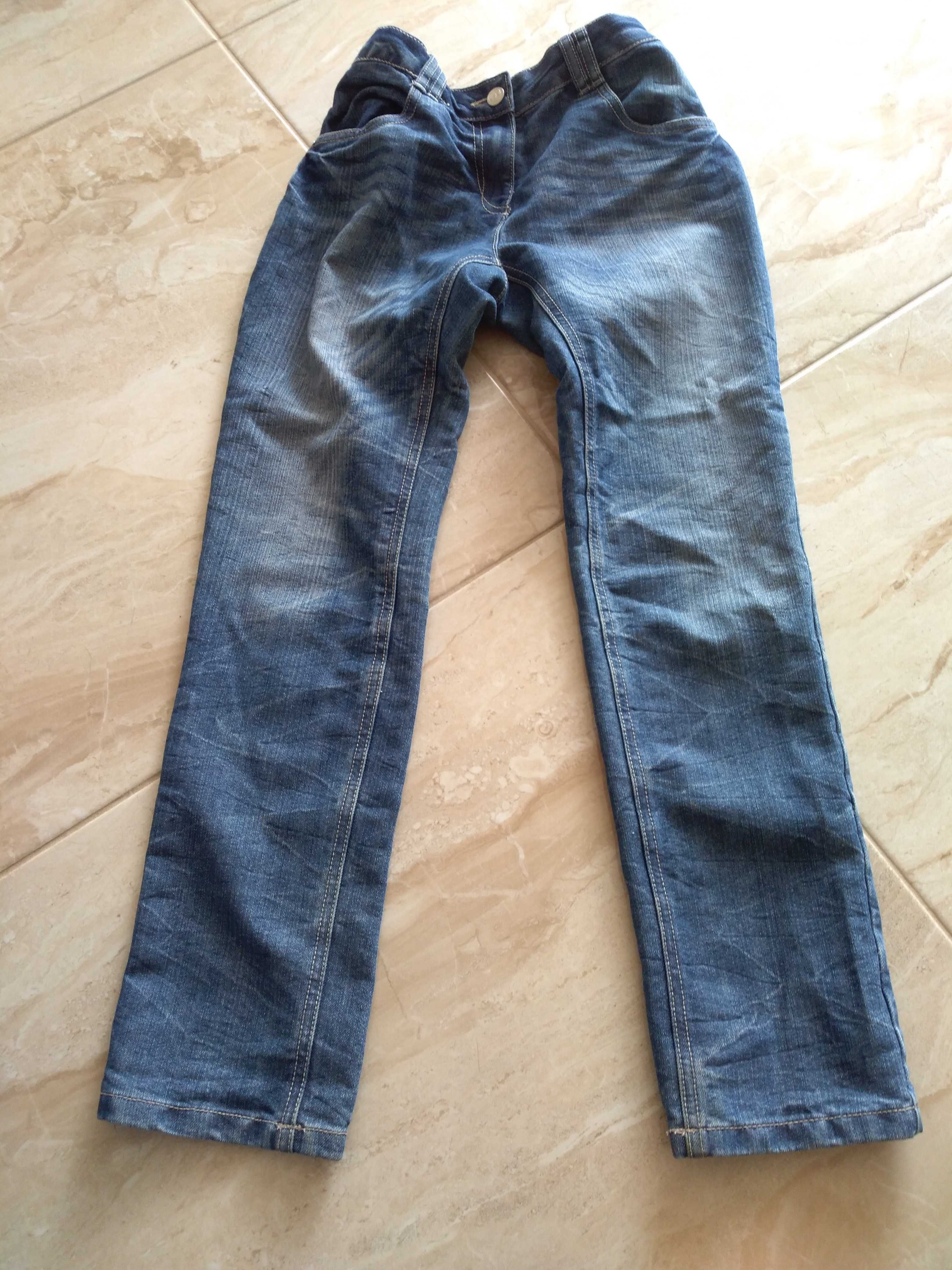 spodnie chłopięce jeansy 146