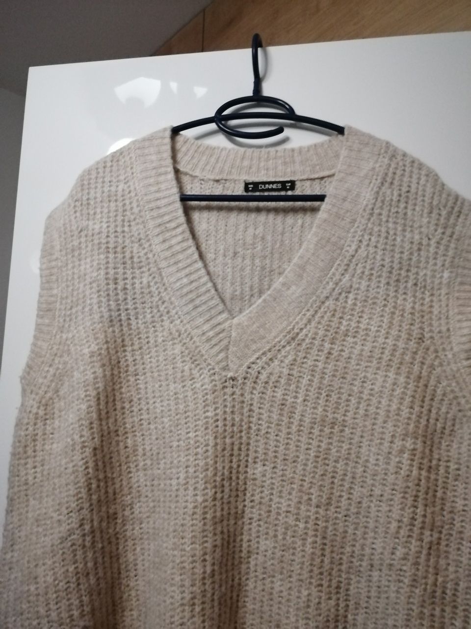 Bezrękawnik swetrowy beżowy kamizelka 42/XL Dunnes Stores H&M