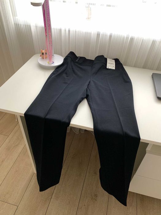 Нові теплі брюки класичні сині фірмові Zara basic M