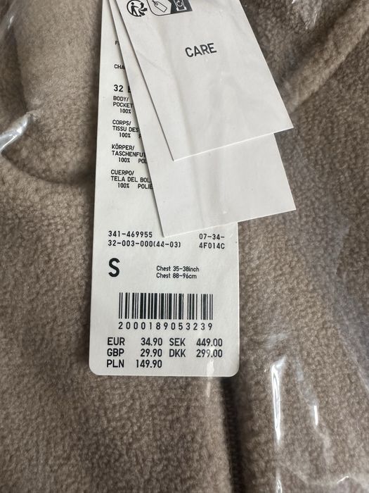 Флісовий кардиган Uniqlo Fleece Full-Zip Jacket фліска, зіпка, тедді