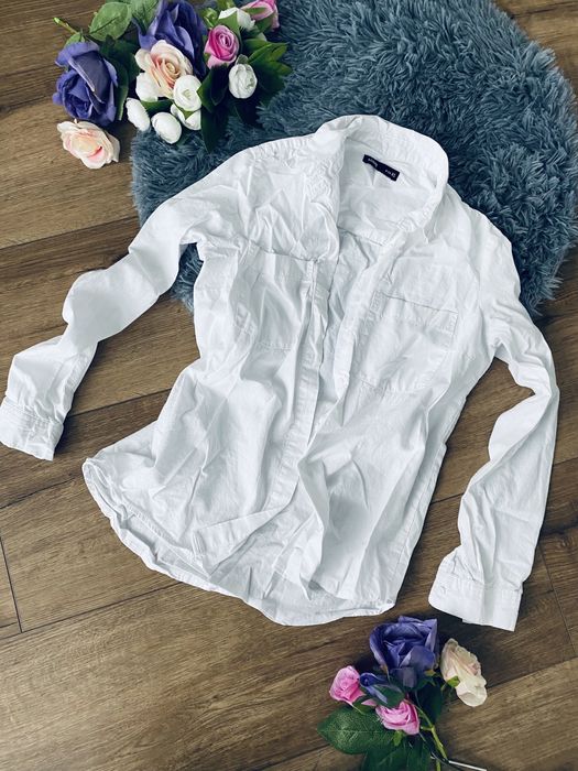 Biała koszula oversize szeroka sinsay xs 34