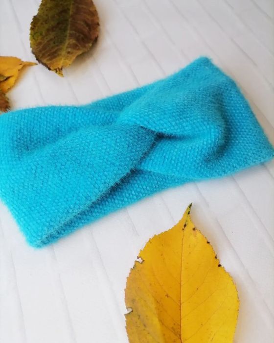 Пов‘язка ангора норка чалма на голову повязка