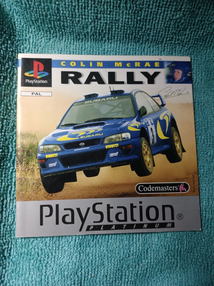 Ps1 Colin McRae Rally psx psone Książeczka Manual Angielska