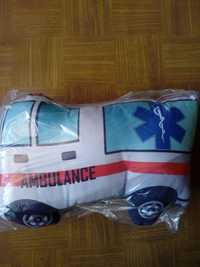 Karetka pogotowia erka ambulans poduszka jasiek dla dzieci