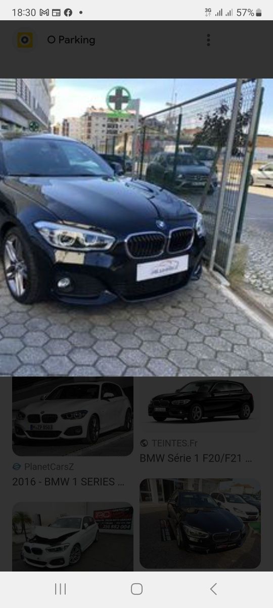 Grelha nova bmw serie 1