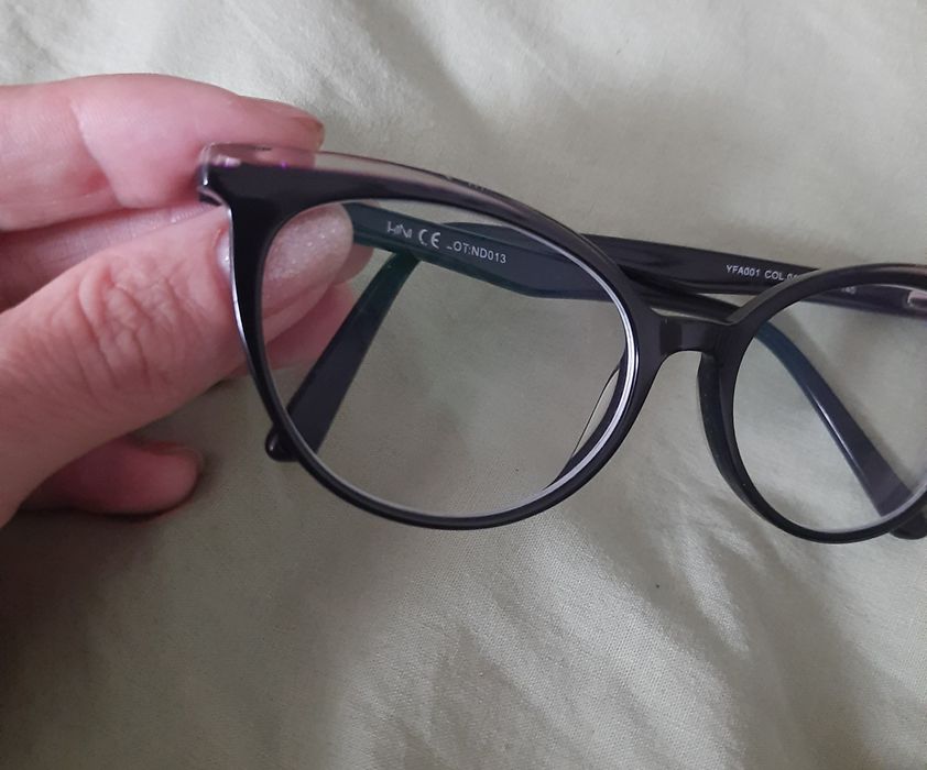 Okulary korekcyjne oprawki damskie kocie oczy czarne