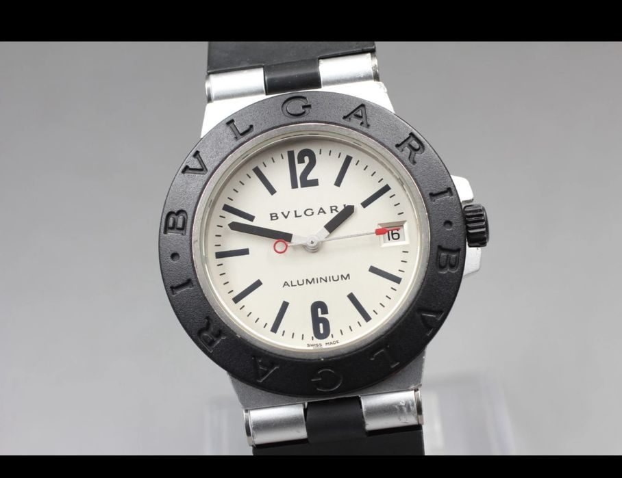 BVLGARI Aluminium AL38TA White Dial 38mm Automatic Men Watch