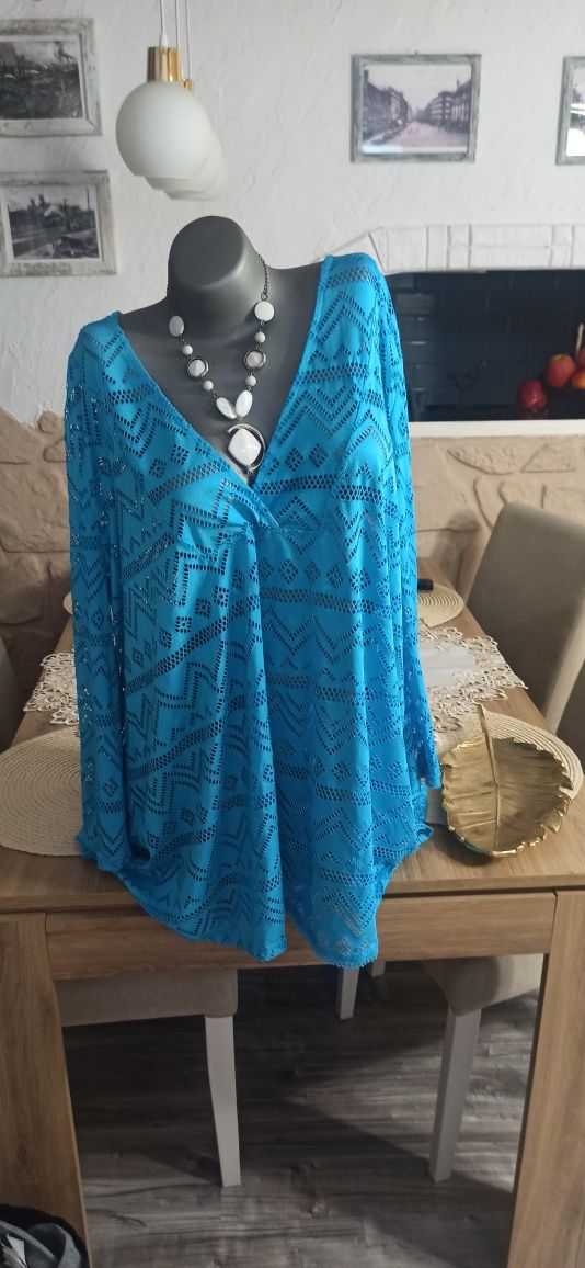 Super sukienka, tunika plażowa. Pareo 58-60