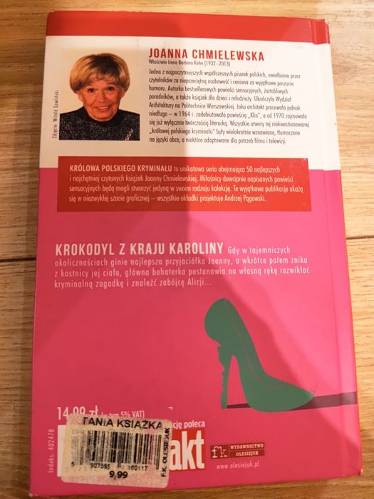 Książka Joanna Chmielewska Krokodyl z kraju Karoliny