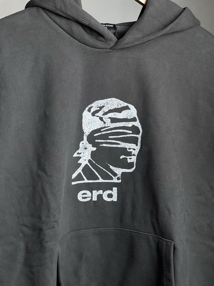 S, М (обʼємна) | Худі ERD Logo Print Cotton Jersey Gray