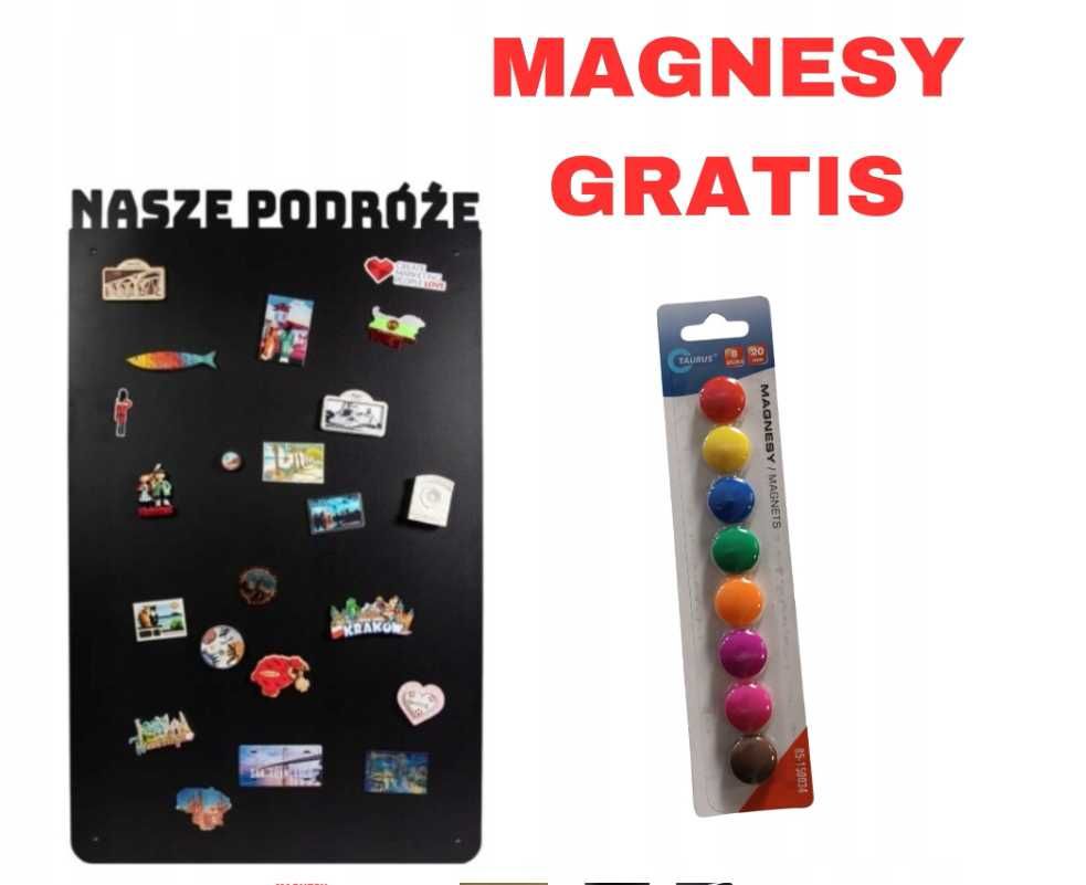 Tablica na Magnesy i pocztówki NOWA *magnesy GRAIS*