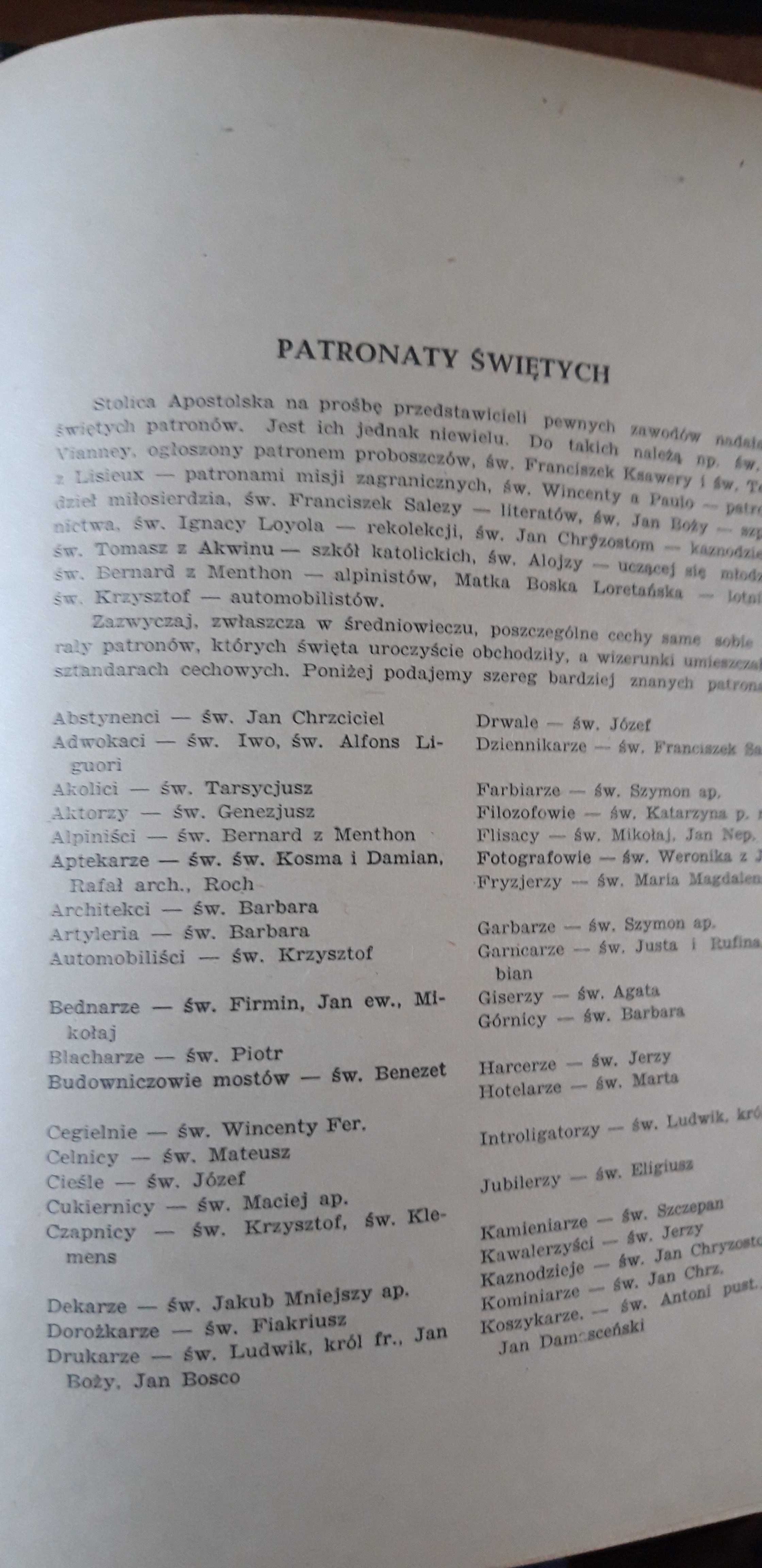 Święci  i  Błogosławieni  Kościoła  Katolickiego-Bp Radoński- 1947 opr