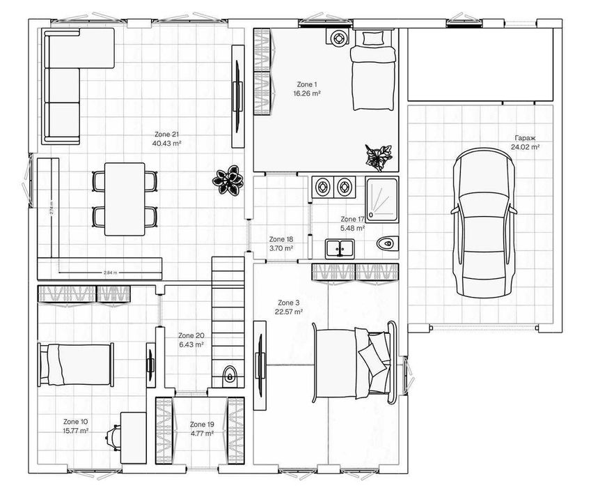 Будинок 140 м² з гаражем, мансардою. Ділянка 5 сот, Обарів, Авторинок