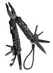 Мультитул MIL-TEC® 17 см. MULTI TOOL BLACK LG M.ETUI (15406102)