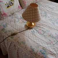 Colcha cama de menina + almofadas decorativas + 2 candeeiros