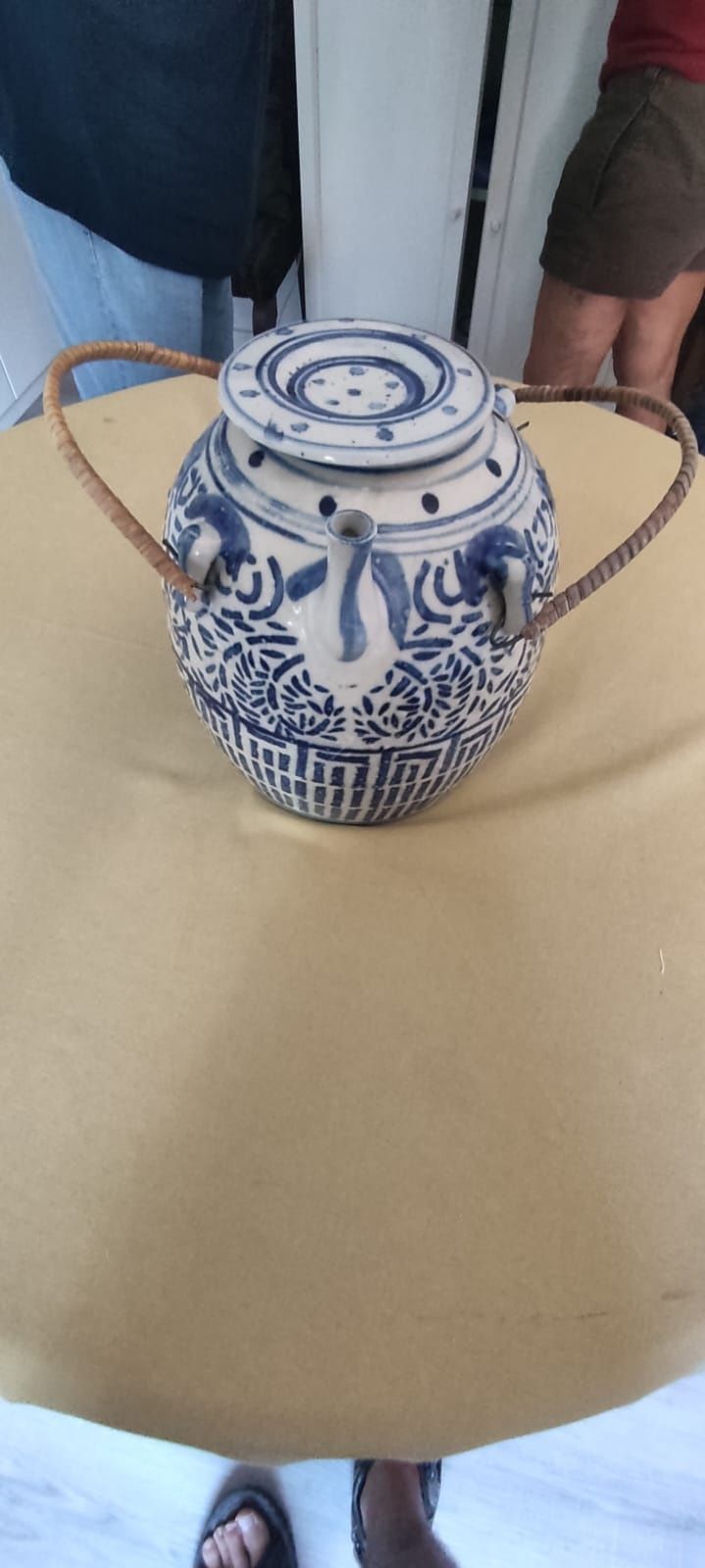 Bule de chá antigo chinês 25x17cm