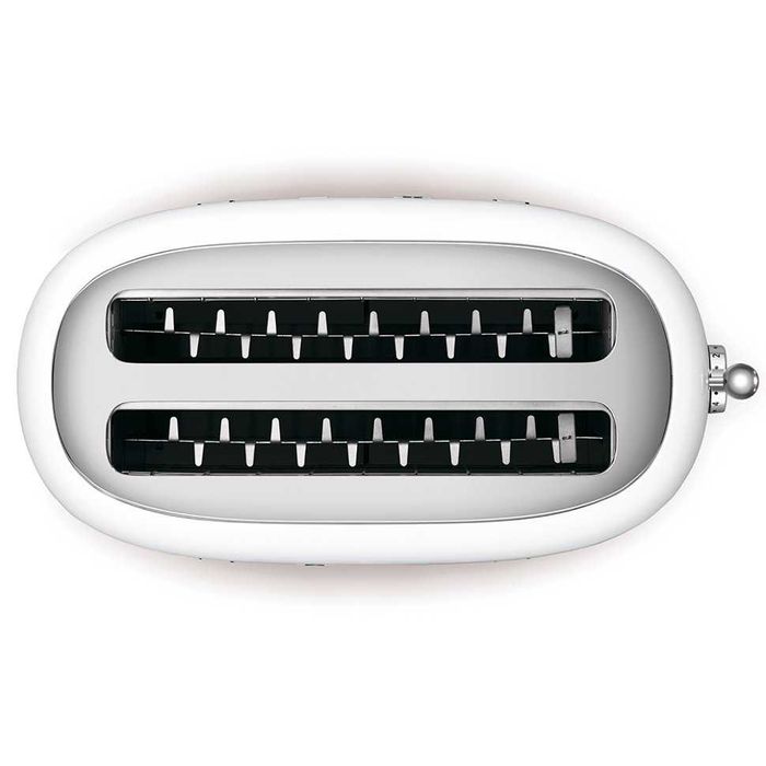 Тостер Smeg TSF02WHEU білий глянцевий, 4 скибочки