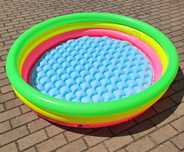 Bestway piękny dmuchany basen dla dziecka 150x25cm kolory tęczy