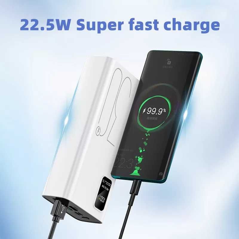 Павербанк power bank портативная батарея зарядка 30000мач 22.5w