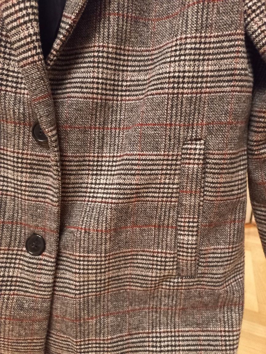 Пальто класичне шерстяне Stradivarius