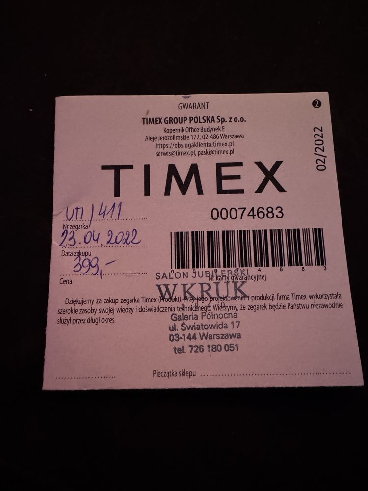 Zegarek męski Timex TW2U14700 +zestaw do regulacji dlugości bransolety
