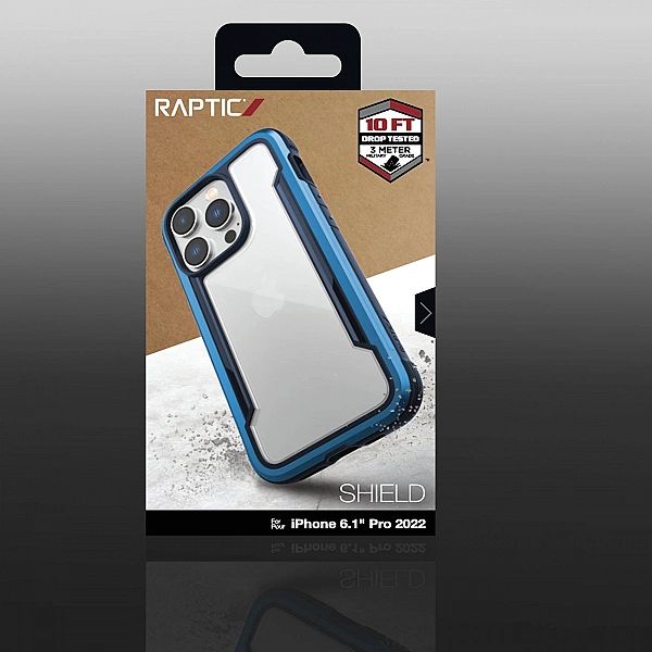Raptic X-Doria Shield Case etui iPhone 14 Pro pancerny pokrowiec niebi