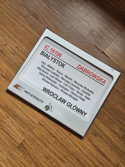 Ramka Tablica PKP Intercity Nałkowska