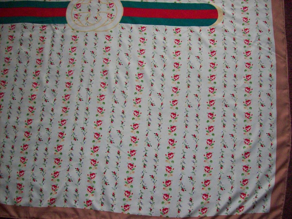 Gucci duża apaszka jedwab