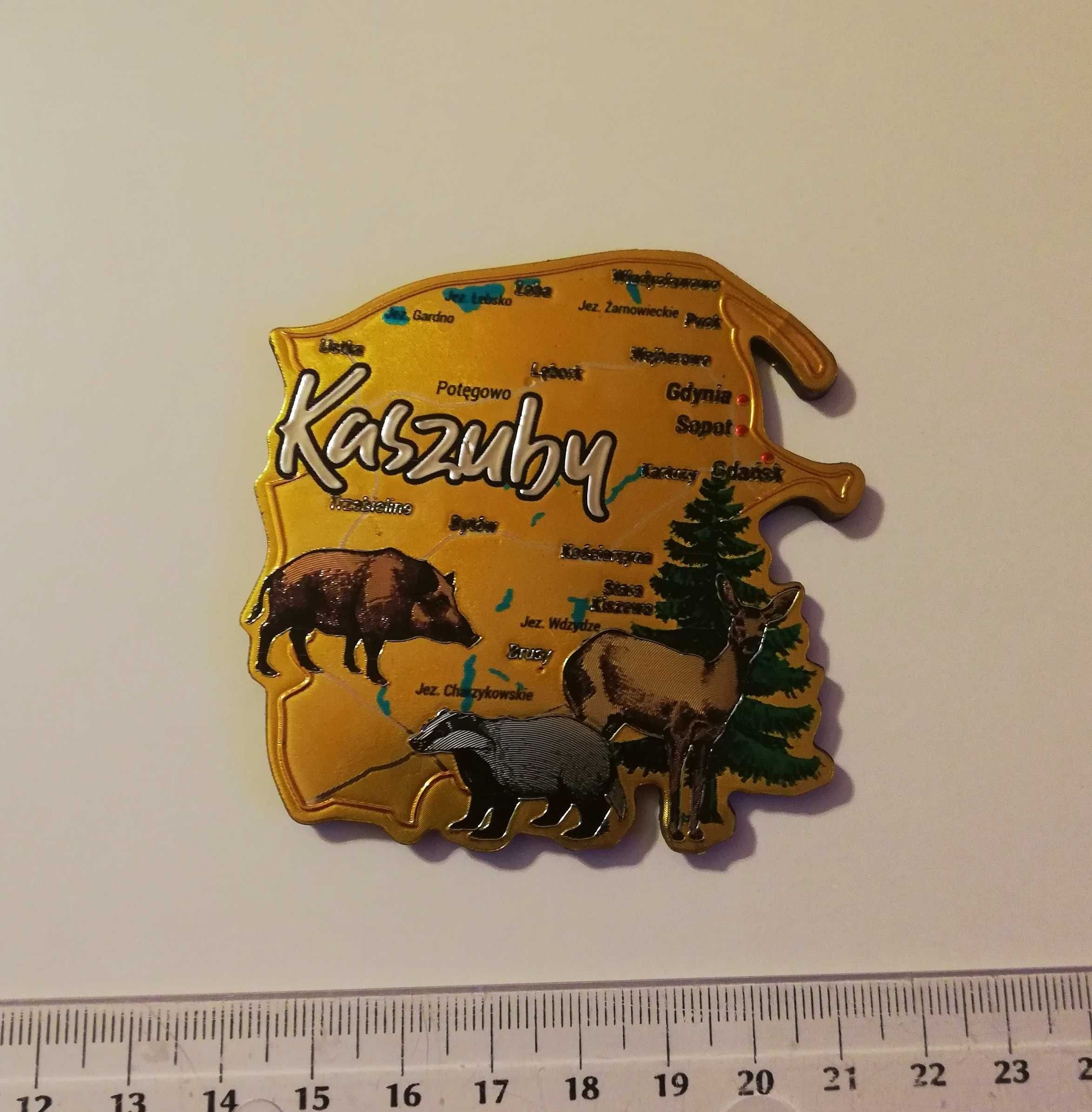 magnes na lodówkę 2D Kaszuby Kaszebe kraina kontury