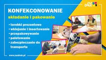 Konfekcjonowanie / Pakowanie / Składanie:  ZAZ-DRUK