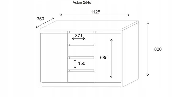KOMODA Malmo- 2 wersje kolorystyczne- 3 układy szafek! PROMOCJA !!!