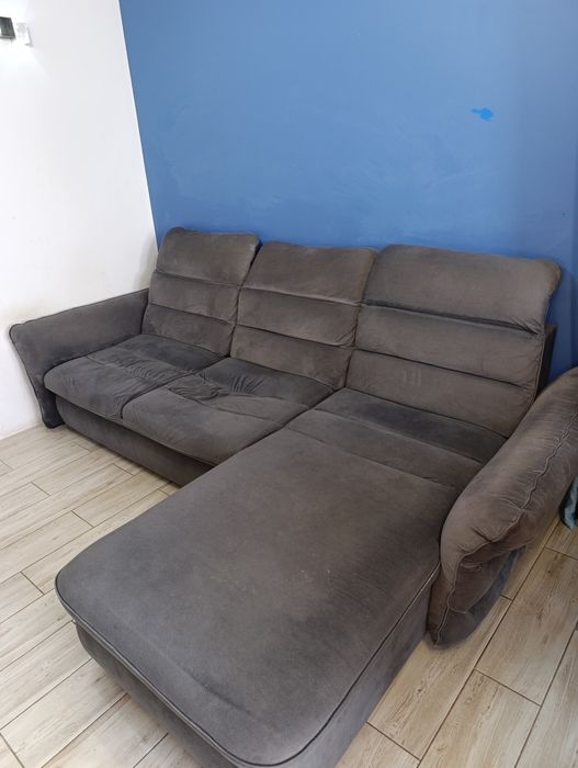 Narożnik ciemno-szary