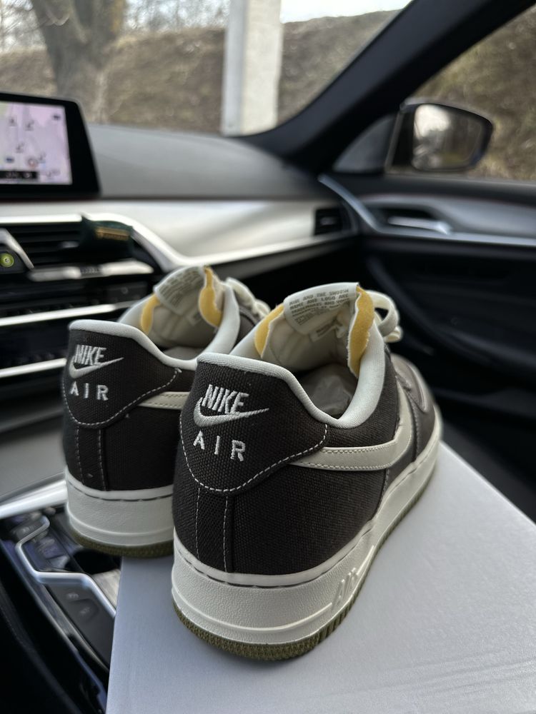 Оригінал! Nike Air Force 1 PRM Baroque Brown CI9349-201 44.5 US 10.5