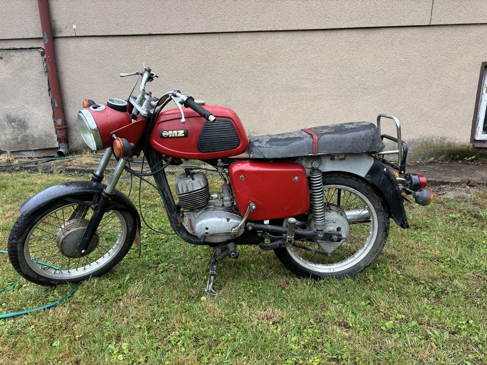 Mz ts 125 oryginal czerwony