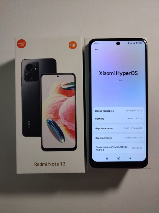 Xiaomi redmi note 12, 4/128Gb, NFC