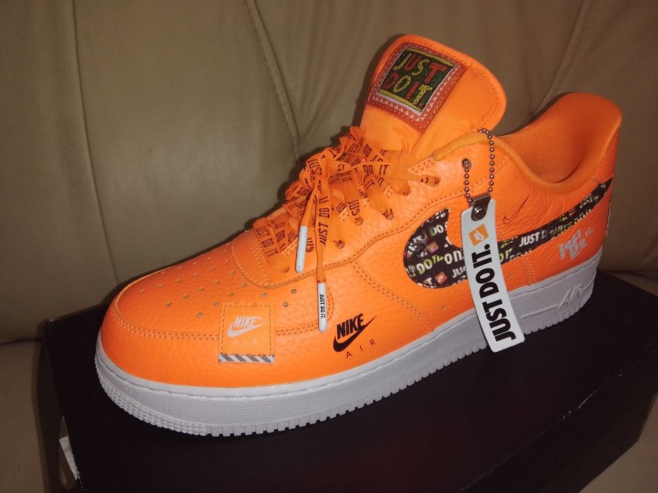 Nike Air Force 1 Just Do It Orange Nowe!