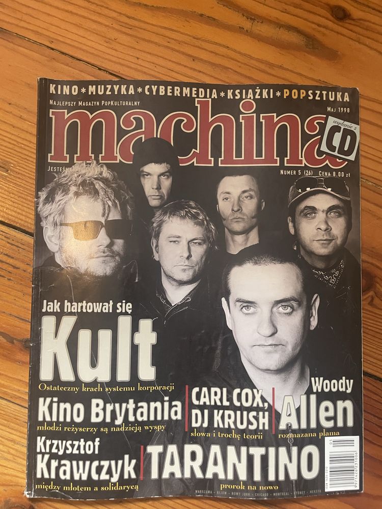 Wszystkie egzemplarze czasopisma „Machina”, rocznik 1998