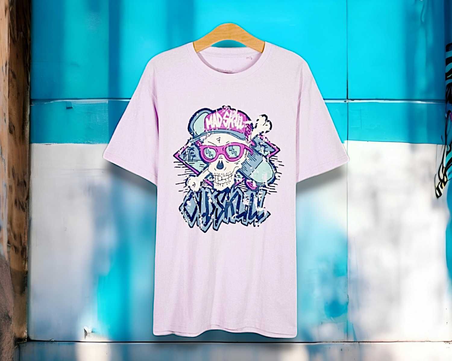 T-Shirt Męski Kolorowy Rozmiar L