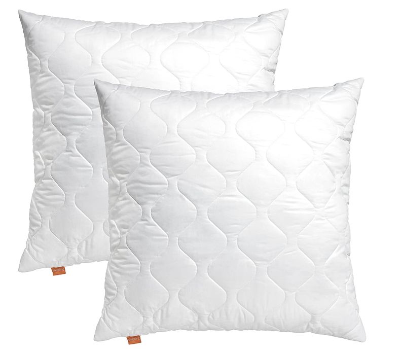 Zestaw 2 poduszek z mikrofibry, 80x80 cm