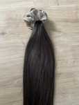 wlosy remy tape on na tasme 50 cm brazowe naturalne