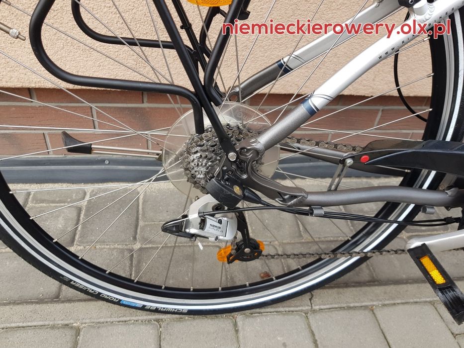 Rower damski miejski RIXE koła 28 SHIMANO aluminium rabat WYSYŁKA
