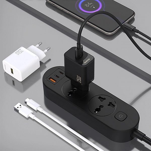 Ładowarka Dudao A27S 25W GaN USB-A - biała