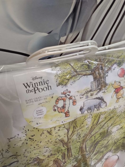 Przewijak Keeper na łóżeczko z miarką Winnie the pooh Biały